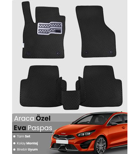 KİA CEED (2019-2025) Uyumlu EVA Paspas Tam Set–Araca Özel,Kolay Montaj,Su Geçirmez
