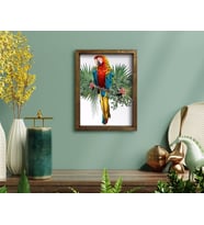 BK Home Doğal Masif Ahşap Çerçeveli Tablo-59