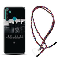 Realme 5i 5 Pro 6i 7 Pro 8 Kılıf Boyun Asklı Rasta Silikon New York 1612