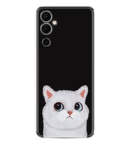 Tecno Pova Neo 2 Kılıf Resimli Desenli Silikon Platinium Series White Cat 1835
