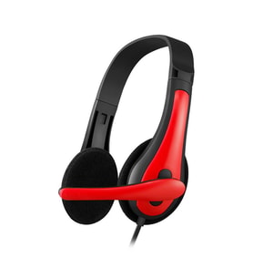 FRISBY FHP-125R Stereo 3.5mm Jack Siyah/Kırmızı Mikrofonlu Kulaklık
