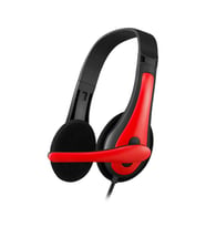 FRISBY FHP-125R Stereo 3.5mm Jack Siyah/Kırmızı Mikrofonlu Kulaklık