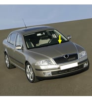 Skoda Octavia 2 A5 2005-2008 Ön Cam Sol Silecek Kolu 1Z1955409A (Siyah)
