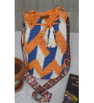 Ayla Karakılçık El Örgüsü Kağıt İp Wayuu Çanta