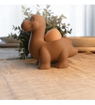 3D Baskı Dinozor Yumurtalık - Sevimli Eggosaurus Yumurta Tutucu-Kahverengi