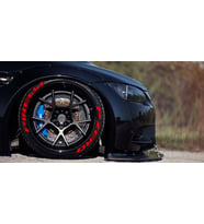 LASTİK YAZISI PIRELLI  P ZERO KIRMIZI 1.KALITE SOLMAZ LASTIK STICKER 31mm kalın LASTIK STİCKER