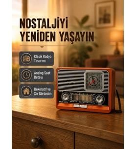 Vintage Radyo – Nostaljik Tasarım Ve Modern Teknoloji Bir Arada