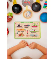 Deniz Taşıtları Tutmalı Ahşap Puzzle