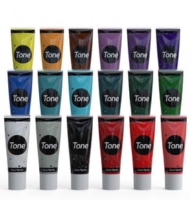 Resinin Tone Opaque Epoksi Renk Pigmenti Seti Opak Renkler 18x25 ml