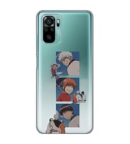 Xiaomi Redmi Note 10 / Note 10S Uyumlu Gintama Tasarımlı Şeffaf Telefon Kılıfı