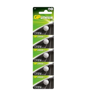 Gp Pil Düğme 1216 3V 5Li Paket