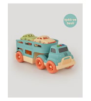 let's be child Işıklı ve Sesli Taşıyıcı Tır ve 2 Minik Araç Lc TURKUAZ