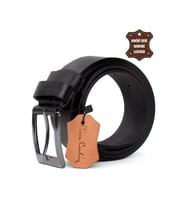 Pierre Cardin PC402 Erkek 4 cm Hakiki Deri Kemer Siyah