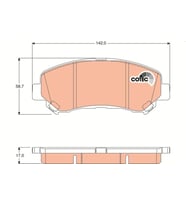 Nissan Qashqai X-Trail Ön Fren Balatası 2006-2013