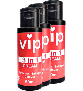 Vip 3X Efektcream 3 Adet 60 Ml 3In1 Pe.Nisibüyütme Geciktirmesertleştirme