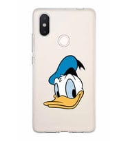 Xiaomi Mi 8 Se Uyumlu Kapak Donald Duck Tasarımlı Şeffaf Silikon Kılıf
