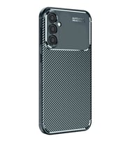 Samsung Galaxy A56 Kılıf Auto Focus Karbon Kapak - Koyu Yeşil