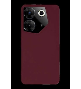 Camon 20 Pro 5G Kılıf First Silikon - Bordo
