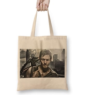 The Walking Dead Daryl Zombi Avcısı Bez Çanta Uzun Saplı