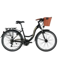 Bisan Sandy 26 Jant 21 Vites Şehir Bisikleti 43CM Kadro Siyah / Gold
