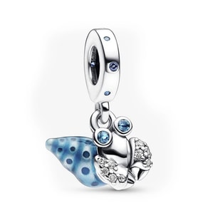 Nur Silver Karanlıkta Parlayan Yengeç Sallantılı Gümüş Charm NUR-BL00202