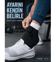 Ayarlanabilir Topuk Desteği M Beden 40-45 Numara Cırtlı Günlük Kullanım