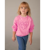 Mayoral Kız Çocuk İki İplik Sweatshirt Pembe