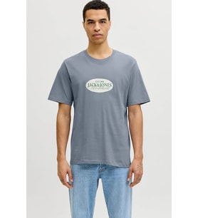Jack & Jones Jorcatskills Erkek Tişört (Mavi)