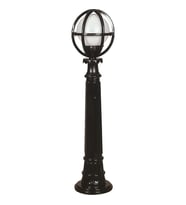 AVONNI BSU-68080-BSY-M8-BOP Siyah Boyalı Dış Mekan Aydınlatma E27 ABS Polietilen Cam 20cm