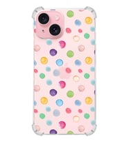 PrintiFy Apple iPhone 15 Plus Uyumlu Water Color 6 Baskılı Şeffaf Köşe Korumalı Antişok Kılıf