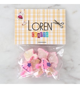 Crafts Pembe 8'Li Düğme - 3011