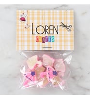 Crafts Pembe 8'Li Düğme - 3011
