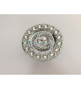 Swarovski Taşlı Tekli Maxi Krom