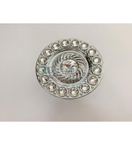 Swarovski Taşlı Tekli Maxi Krom