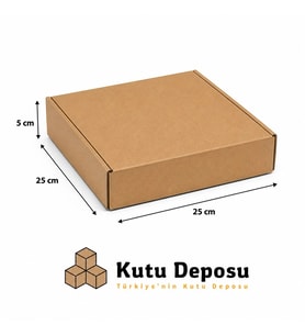 25x25x5 cm E-Ticaret ve Kargo Kutusu (100 ADET)