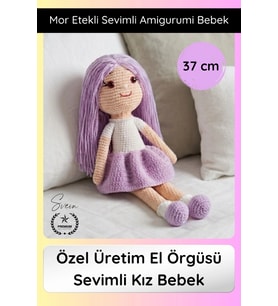 #Amigurumi Özel Üretim El Yapımı Renkli Etekli Amigurumi Bebek El Örgüsü Sevimli Oyuncak Dekoratif