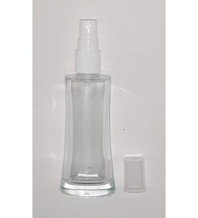 BOŞ PARFÜM ŞİŞESİ 50 ML (10 ADET) ŞEFFAF KAPAKLI SİYAHEYFEL BOŞ ŞİŞE
