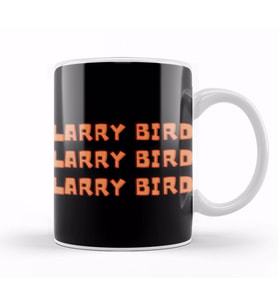 Larry Bird   Basketball gifts Vintage Retro Rainbow Quotes For BOYS AND Dad Kupa Bardak Porselen