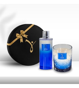 Delicate Blue 300gr Mum & Delicate Blue Kolonya 250ml Hediye Seti (Mavi)