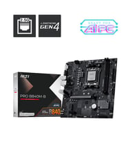 MSI PRO B840M-B DDR5 HDMI PCIe 16X v4.0 AM5 mATX