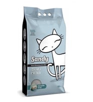 Sandy Marsilya Sabunlu Tozsuz Topaklanan Sodyum Bentonit Gri Kedi Kumu 10kg