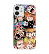 Iphone 12 Uyumlu One Piece Tasarımlı Şeffaf Telefon Kılıfı