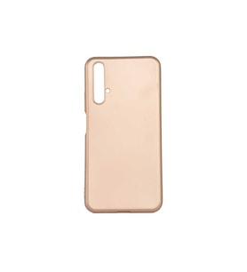 Huawei Honor 20 Uyumlu Kılıf Zore Premier Silikon Kapak (Gold)