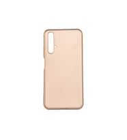 Huawei Honor 20 Uyumlu Kılıf Zore Premier Silikon Kapak (Gold)