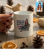 Kişiye Özel Karikatürlü Benimle İlgili Efsaneler Kupa Bardak Doğum Günü Hediyesi