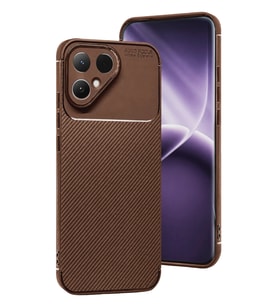 Northcity Tecno Pova Curve 2 5G Auto Focus Karbon Kapak - Kahverengi