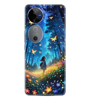 Vivo V40 5G Kılıf Boutique Baskılı Resimli Anime Butterfly Pcode -048