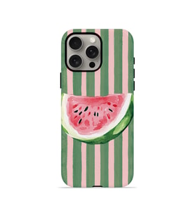 iPhone 15 Pro Vorian Çift Katmanlı MagSafe Kılıf Watermelon Postcard