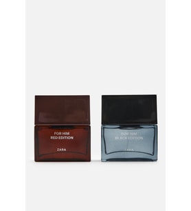 ZARA FOR HIM BLACK EDT + ZARA HIM RED EDITION EDP 2X 50ML ERKEK PARFÜM SETİ