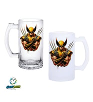 Wolverine Kulplu Bira Bardağı Buzlu veya Şeffaf Seçenekli 0364